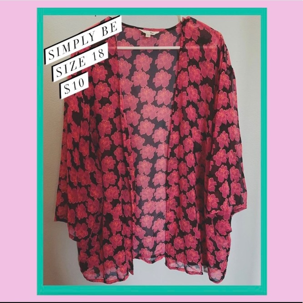 3/4 Sleeve Sheer Shawl